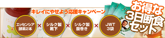 キレイにやせよう応援キャンペーン お得な3日断食セット